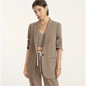 J. Crew plaid oversized blazer